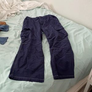 Dark Blue Baggy Pants